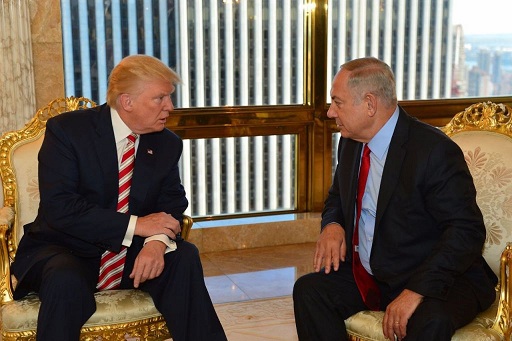 US President Elect Donal J. Trump and Israeli Prime Minister Benjamin Netanyahu